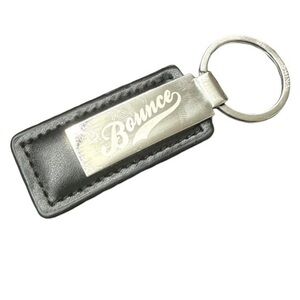 Bounce Sporting Club Leather Keychain